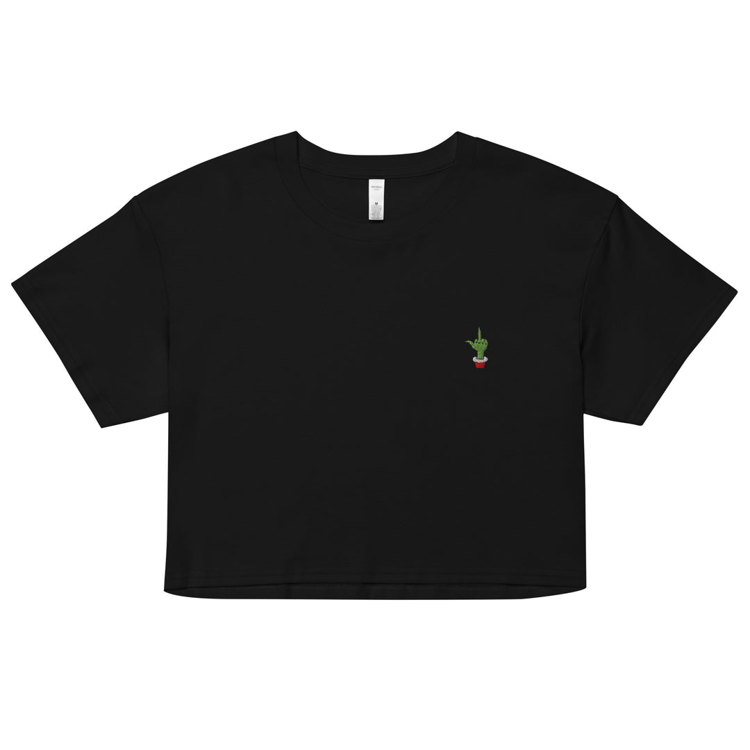 Fuck Christmas Grinch Crop Top - Murder Apparel