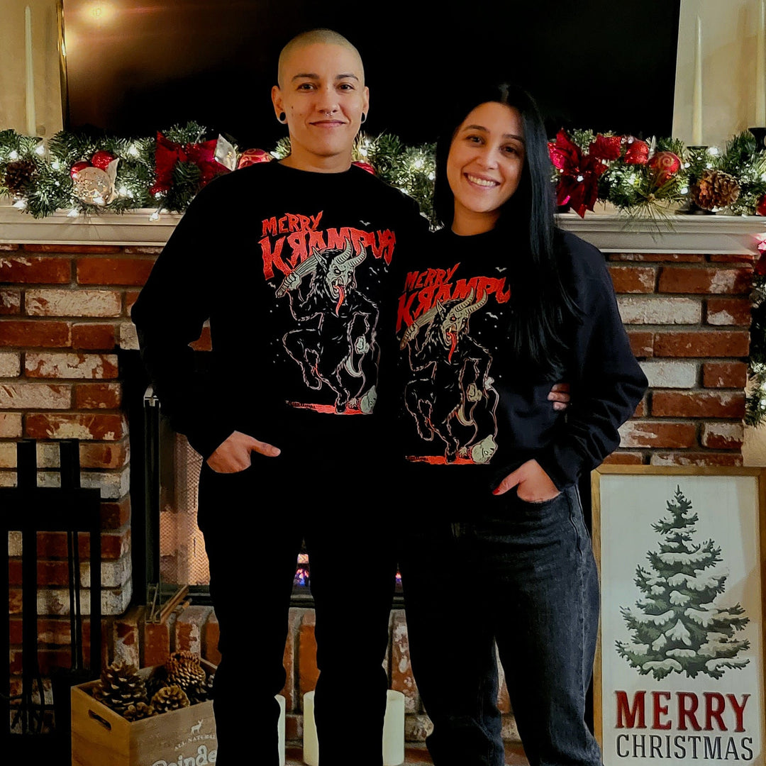 Merry Krampus Sweatshirt - Murder Apparel