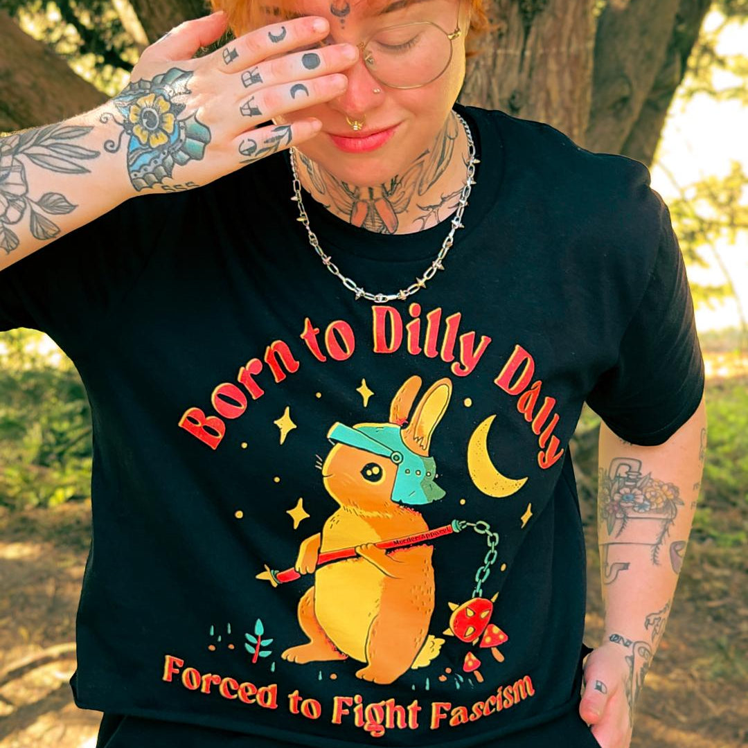 Fight Fascism Crop Top - Murder Apparel