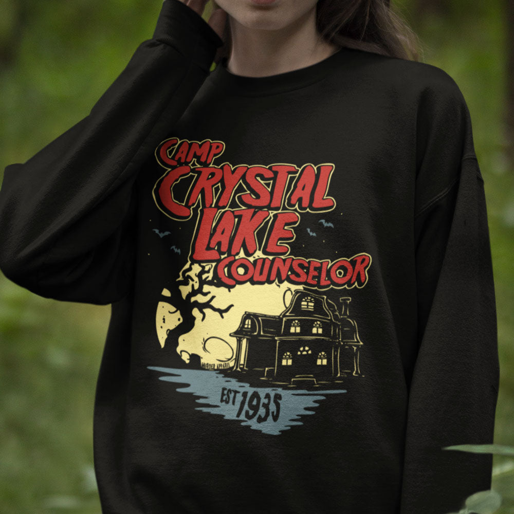 Camp Crystal Lake Counselor Sweatshirt - Murder Apparel