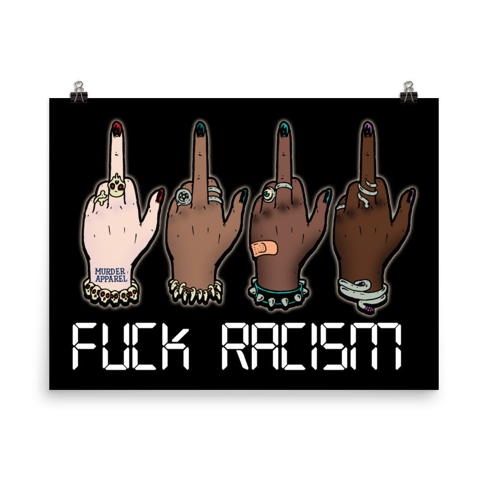 Fuck Racism Poster