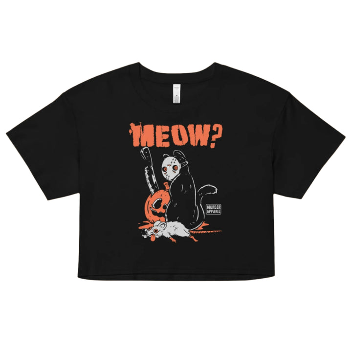 Killer Cat Meow Crop Top - Murder Apparel